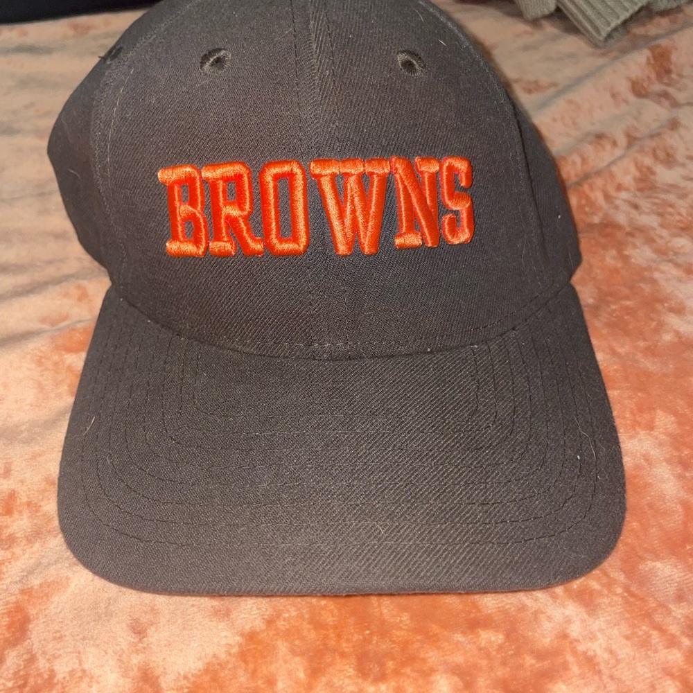 Browns Black Baseball Cap